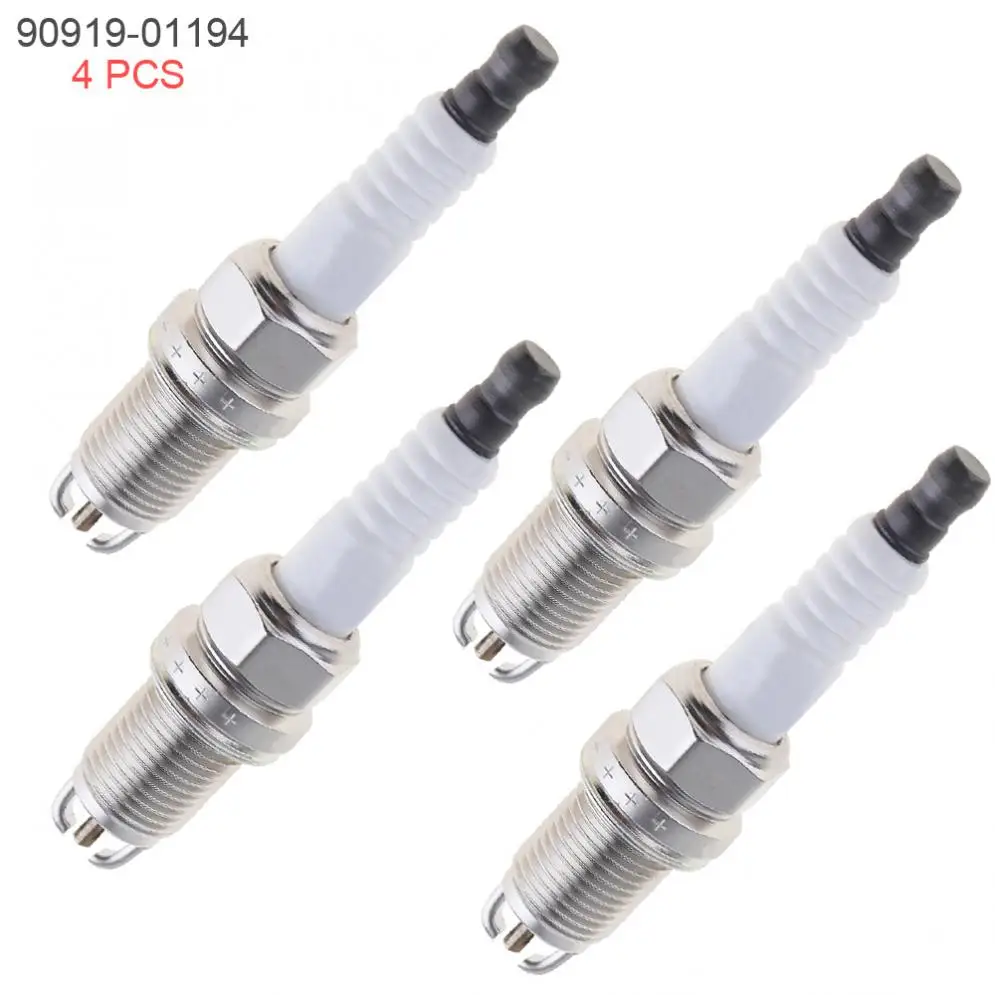 

4pcs Car Ignition Plug Iridium Sparking Plugs Nozzles IFR6T11 90919-01194 fit for Toyota / Lexus / Scion