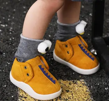 

2019 winter baby plus velvet toddler shoes boys and girls soft shoes children cartoon snow boots 1-3 years old infants