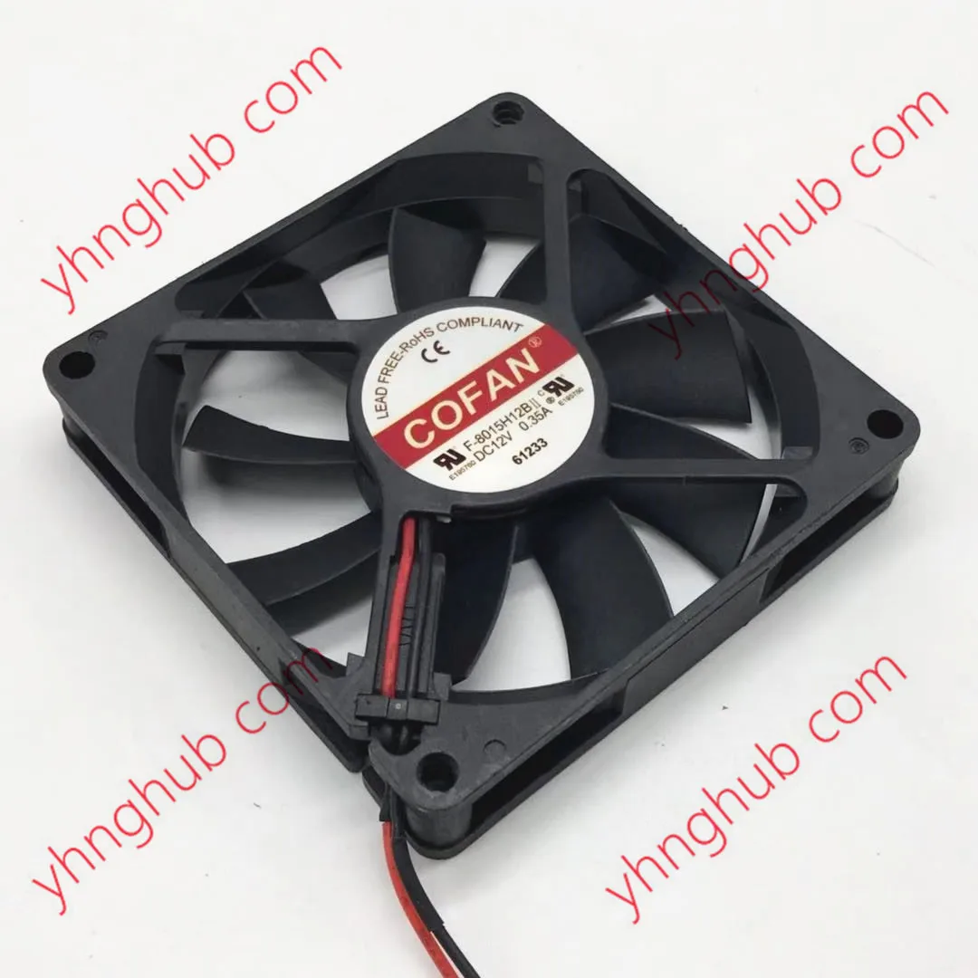 COFAN F-8015H12BII DC 12V 0.35A 80x80x15mm 2-проводной Вентилятор охлаждения сервера | Компьютеры и