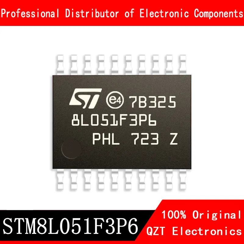 5pcs/lot new original STM8L051F3P6 STM8L051 STM8L051F3P6TR TSSOP20 microcontroller MCU In Stock 5pcs stm8l051f3p6 tssop 20 smd 8bit microcontroller mcu 8 kb 16 mhz 12 bit 18 i o 1 8 v 3 6 v