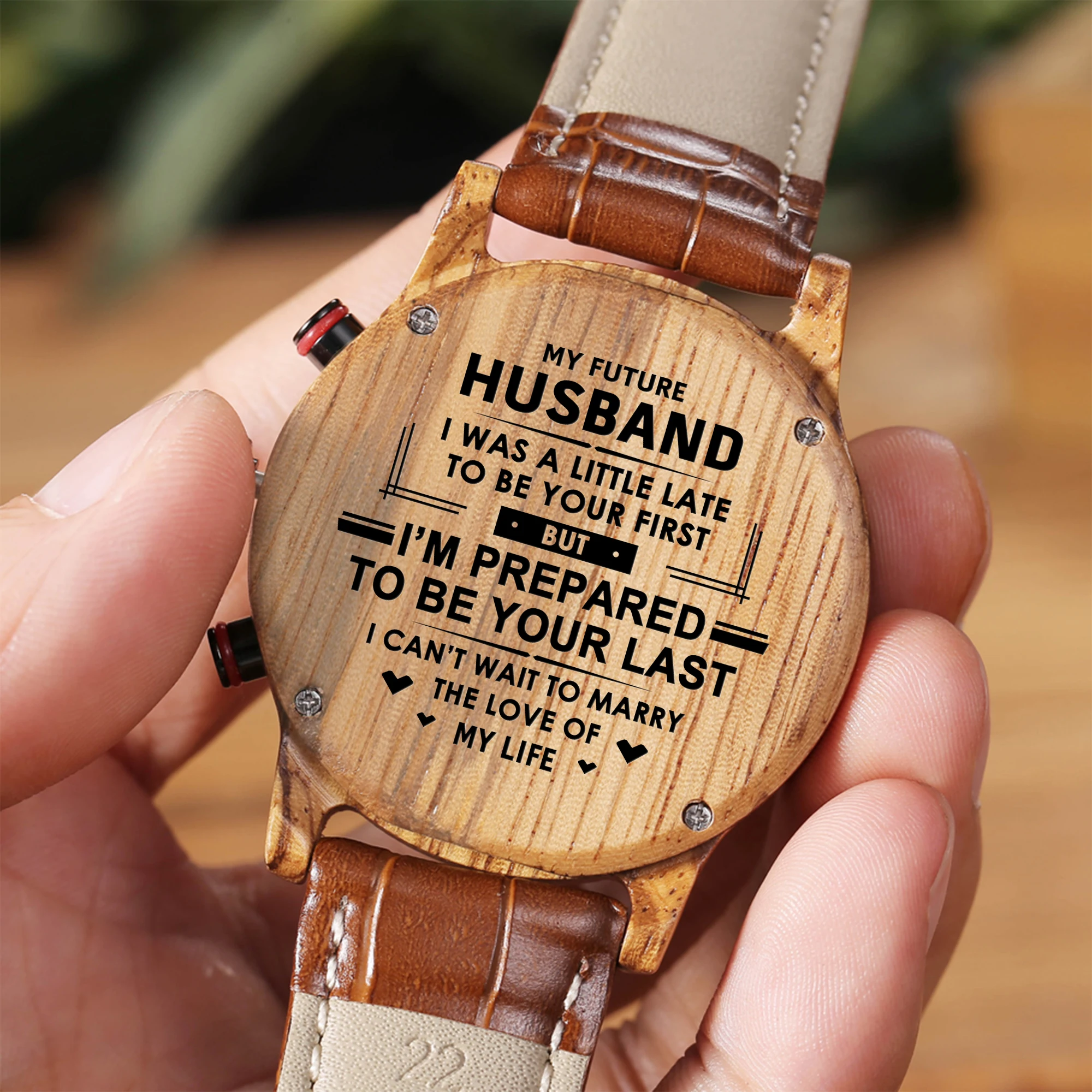 

Мужские часы с моим будущим мужем, водонепроницаемые, 30 м