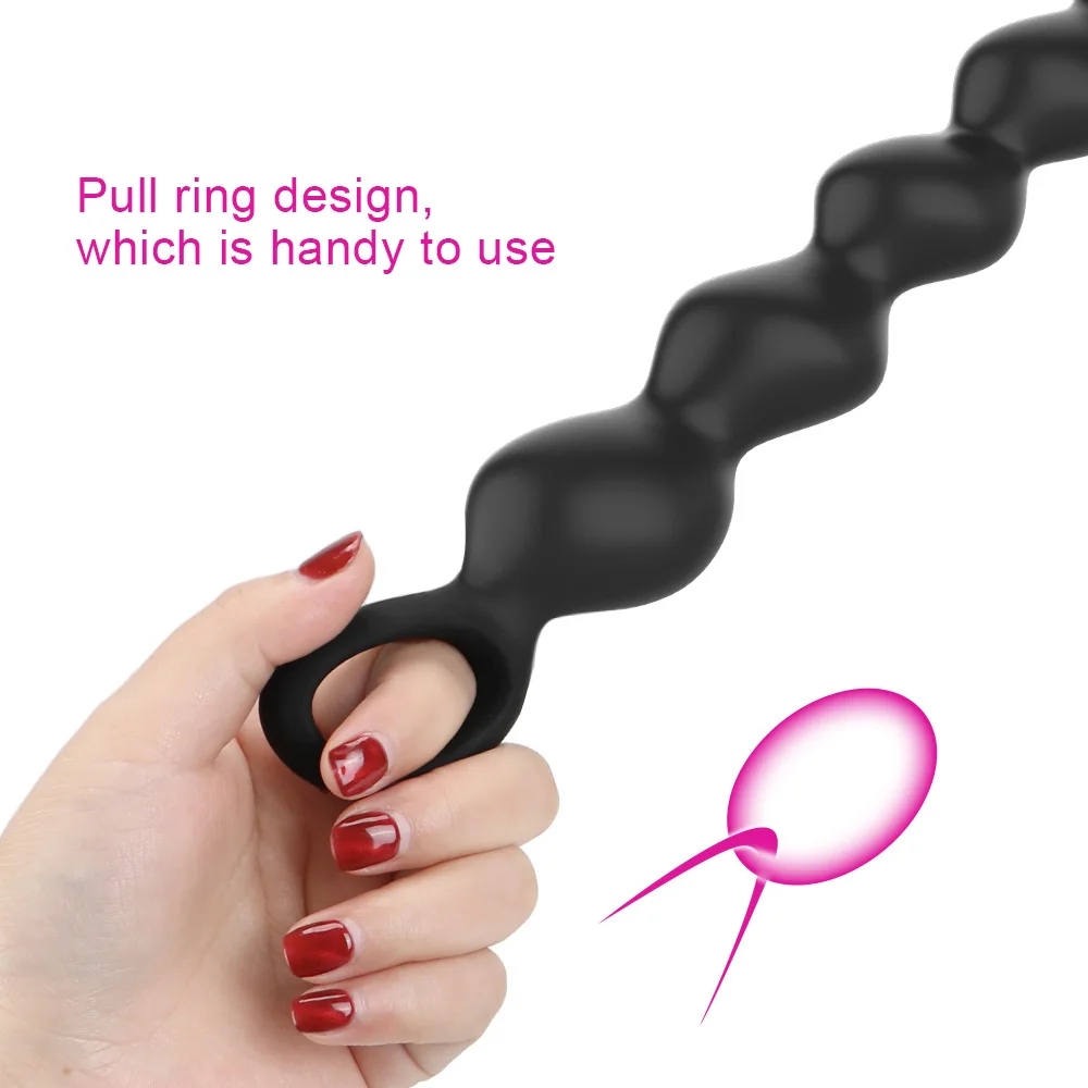 Perle anali butt plug giocattolo erotico per donna e uomo_voghion.com