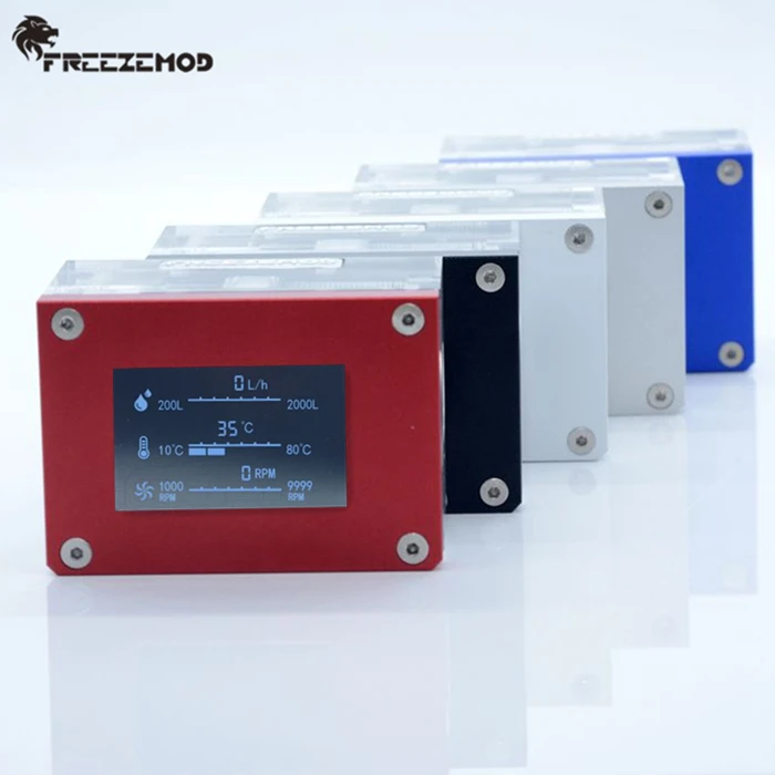 Кулер для воды FREEZEMOD pc 2019 Новый Умный компьютерный расходомер с ЖК дисплеем и