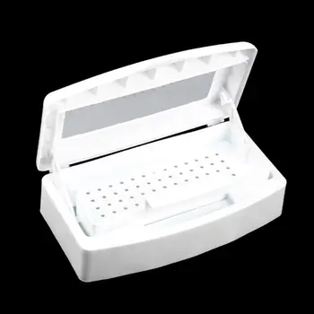 

Nail Sterilizer Box Nail Art Tool Clean Sterilizing Tray Storage Case for Small Art Tools