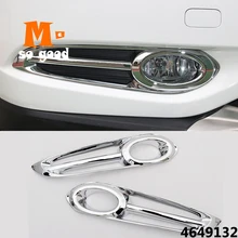 2014/15/16 For Honda HRV HR-V Vezel Car Front Fog Light Lamp Cover Trim ABS Chrome Auto Exterior Accessories Sticker Shell