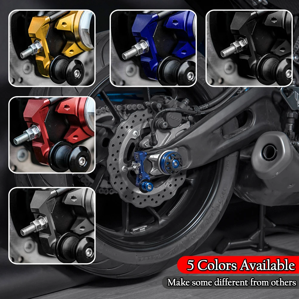 Bloques ajustadores de Cadena de Eje Trasero para Motocicleta Yamaha FZ MT 07 Fz07 Mt07 Fz-07 Mt-07 2016 2015 XuBa