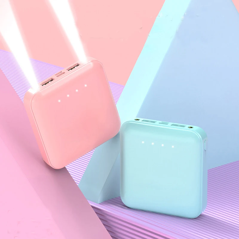 

10000mAH Portable External Battery Power Bank Poverbank Flashlight Phone Charger Dual USB Pover Bank For Smart Phone Powebank