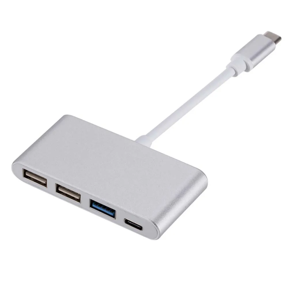YuBeter type C USB C концентратор для type C USB 3,0 3 док-станция хаб-конвертер адаптер сплиттер для Macbook Pro Google ChromeBook