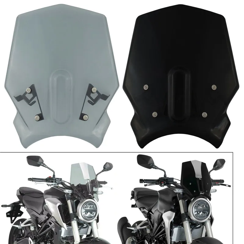 Экран ветрового стекла переднего лобового экран с кронштейном для HONDA CB 125 300 R 125R