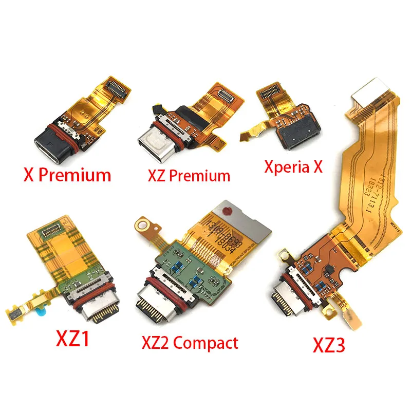 USB-порт для зарядки док-станции гибкий кабель Sony Xperia X XZ XZ1 XZ2 Compact Premium XZ3 запасные