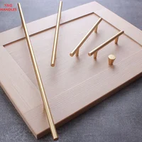 จับลิ้นชักตู้เฟอร์นิเจอร์ห้องครัวจับสําหรับตู้ KNOB ประตูลิ้นชักเฟอร์นิเจอร์ห้องครัว Pearl Golden เรียบง่ายฮาร์ดแวร์ 4