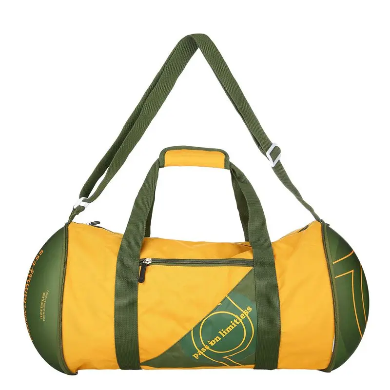 

Unisex Football Shape Gym Sport Duffel Bag Travel Vacation Home Outdoor(Green)