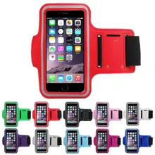 Спортивная эластичная нарукавная Повязка-чехол для бега для смартфона чехол для ключей для iPhone 6 6S 7 Plus водонепроницаемая Спортивная нарукавная повязка для бега