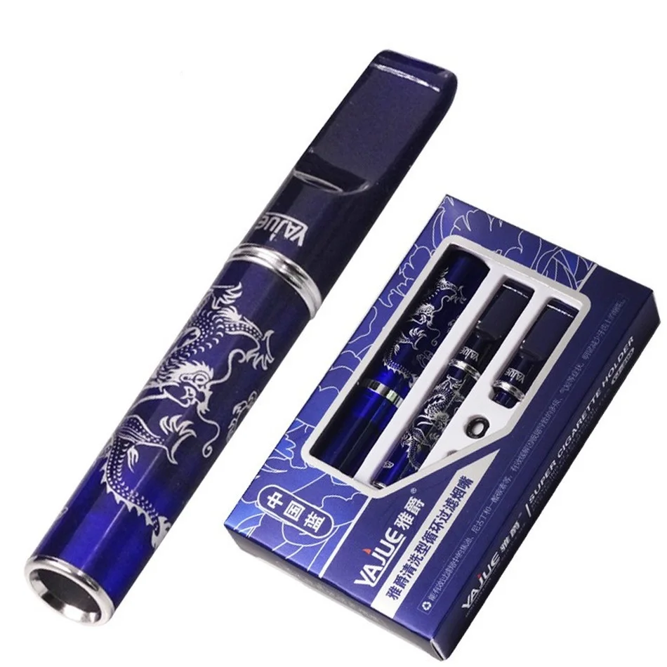 Fashion Cycle Filter Smoke Pipes Cigarette Tobacco Pipe Standard Mouthpiece Cleaning Holder | Дом и сад