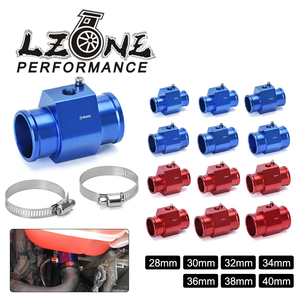 1Pc Water Temp Temperature Joint Pipe Sensor Gauge Radiator Hose Adapter Size 28mm / 30mm / 32mm 34mm 36mm 38mm 40mm
