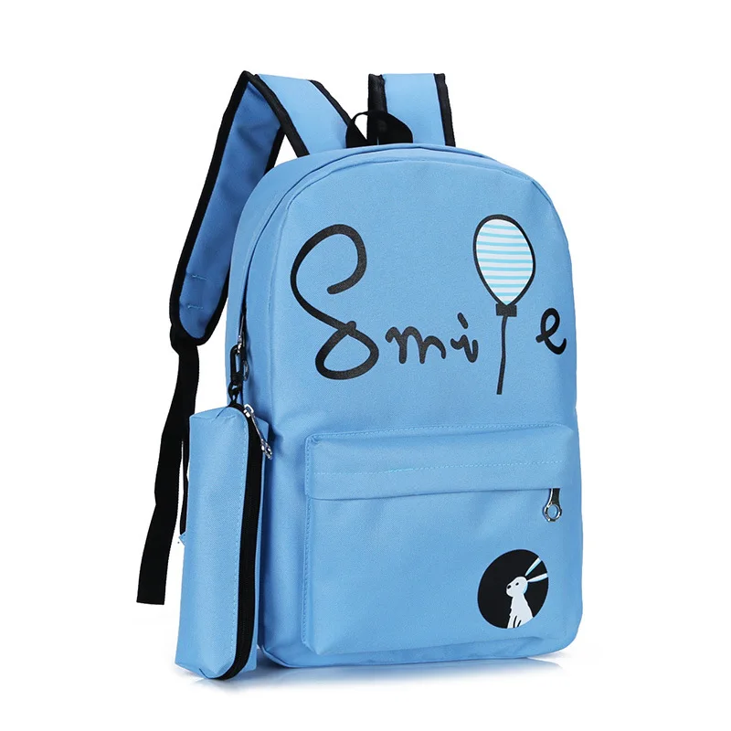 Новый комплект продуктов Студенческая сумка через плечо Женская ткань Оксфорд