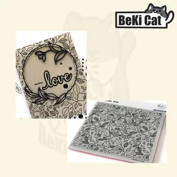 

flowers background Clear Stamps for DIY Scrapbooking/Card Making Fun Decoration Supplies