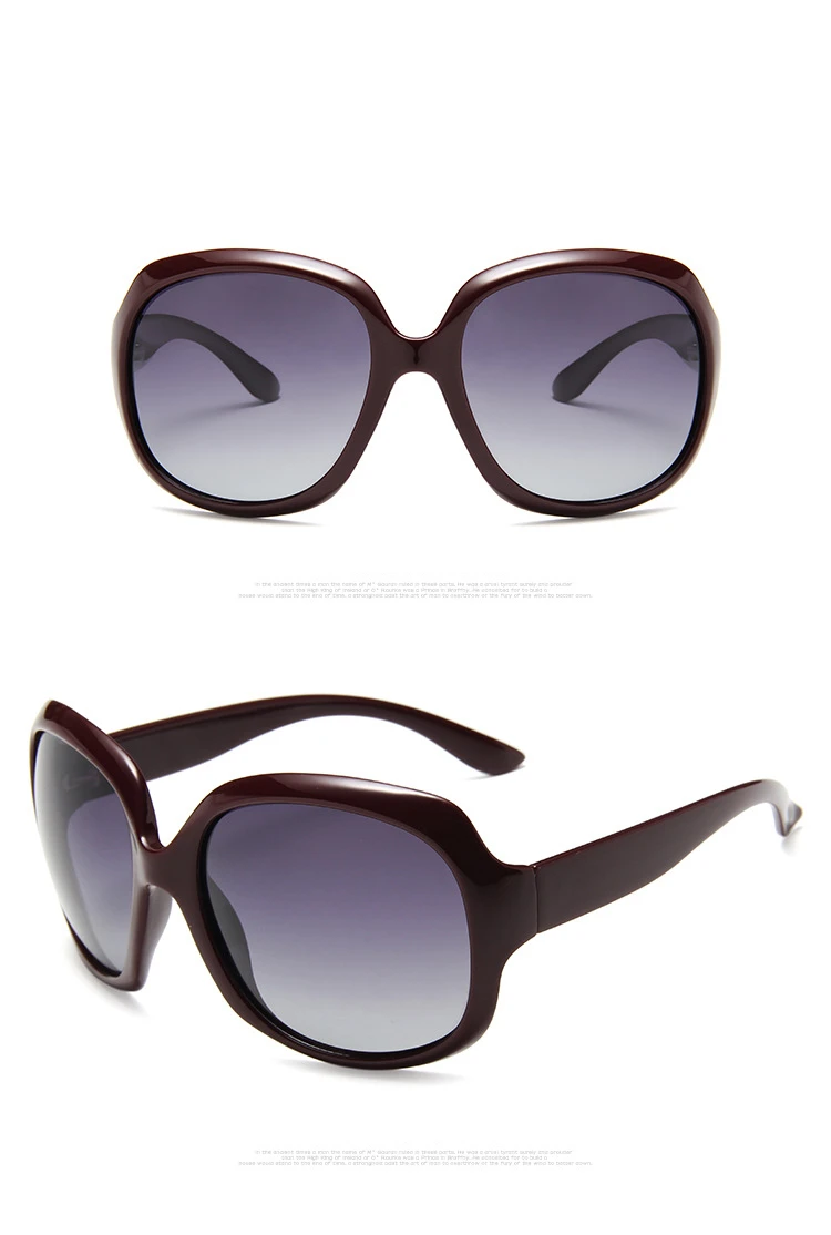 Роскошные поляризованные солнцезащитные очки для женщин, фирменный дизайн, негабаритные ретро очки для вождения, женские солнцезащитные очки для женщин, женские солнцезащитные очки