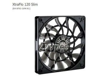 

Zyvpee® 120x120x15mm XtraFlo 120Slim R4-XFXS-16PK-R1 FA12015M12LPA 12cm 12V 0.16A 58CFM 500-1600RPM Hight Air Flow Fan