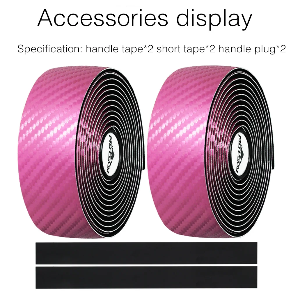 MOTSUV Bike Handlebar Tape Anti-slip Soft PU EVA Cycling Wrap End Plug Bike Accessories 215 cm Length Bicycle Hand Bar Tape bike handlebar tape