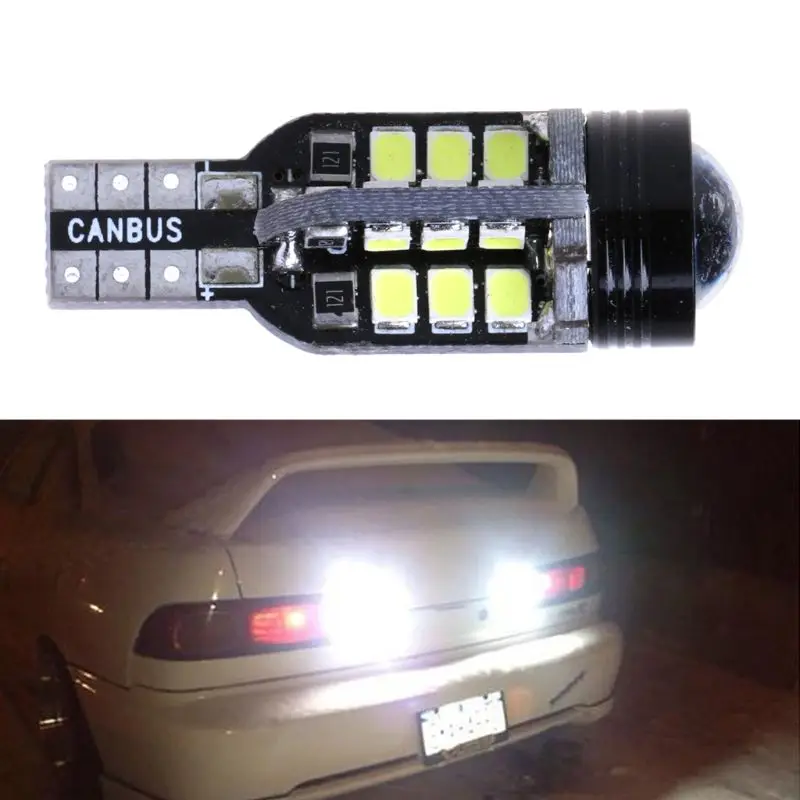 1 шт. Супер Белый светодиодный T15 921 2835 24-SMD W16W Клин резервный обратный свет
