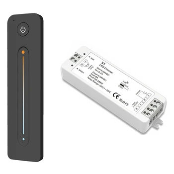 

Hot LED Dimmer 12V 5V 24V 36V 8A PWM Wireless RF Switch with 2.4G Brightness Adjustment Contact Remote for Led Single Color Stri