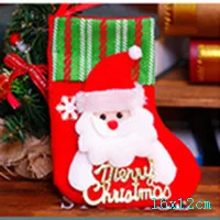 Подарки на год, сумка, Рождественский чулок, рождественские украшения для дома, Navidad, носки, Natal Tree Decoration Noel, сделай сам, поставки - Цвет: style 10-36-santa