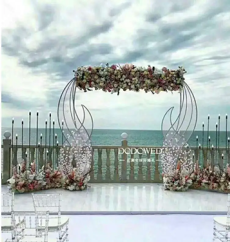 Свадебные реквизиты стиль дорога свинцовая железная АРКА, свадебное украшение креативная морская Арка дорога свинец