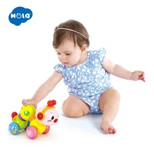 HOLA TOYS 997 бегущий червь прекрасный музыкальный Brinquedos Bebe червь пресс функция с музыкой и светом обучающие игрушки