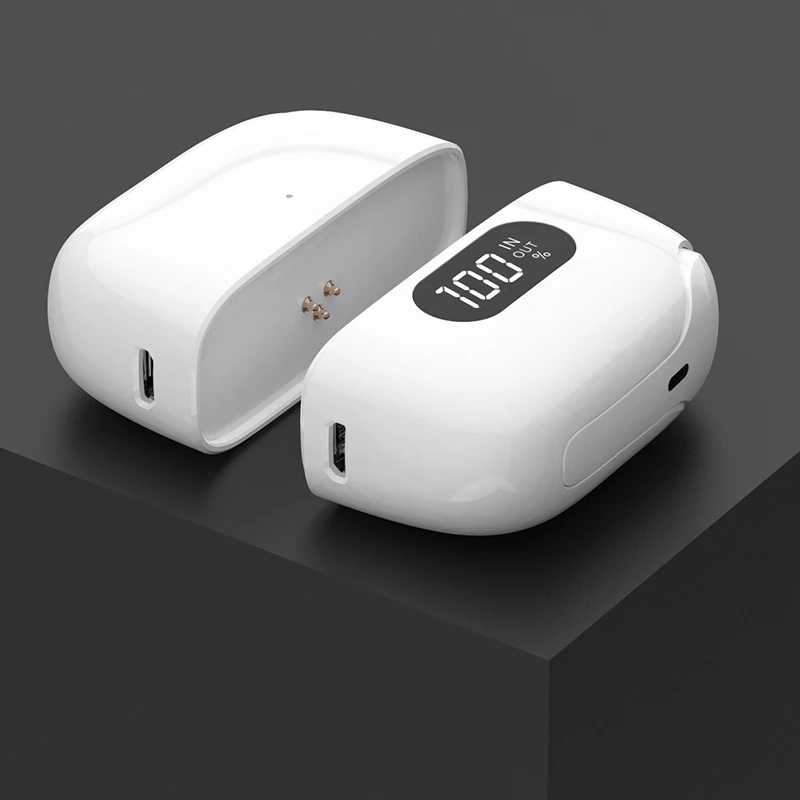 Bluetooth V5.0 In-ear Touch Earbud Headset Gemini Charge Case Auto Connect Earphone Single/Dual Earbuds Support Volume Adjust