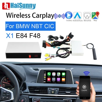 

Wireless Carplay For BMW X1 E84 NBT CIC System Support Multimedia Player Video interface Touch Screen navigation For Bmw F48