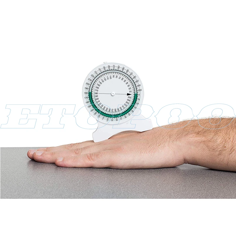 Bubble Motion Inclinometer for Physical Therapy Goniometer Range of Motion Measurement PT Inclinometer 4