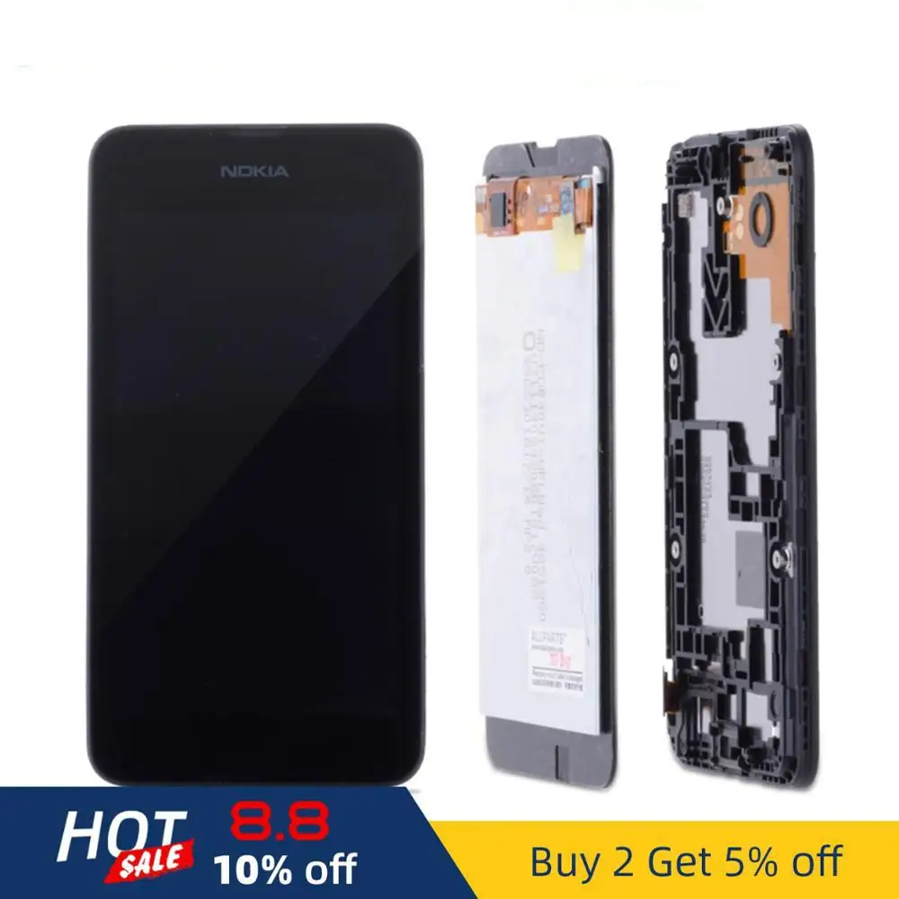 Без битых пикселей Оригинал 4 0 &quot854x480 RM 1017 ЖК дисплей для Nokia Lumia 530 сенсорный экран