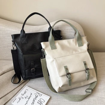 

Oil Quality PU Leather Handbag for Women Retro European and American Fashion Hand Bags Embossed Large Capacity Shoulder Bags