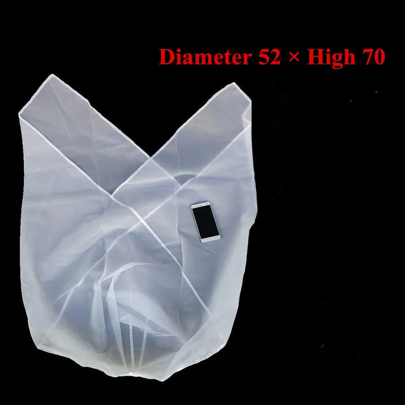 Nylon Filter Cloth 80/120/160/200 mesh/ Gauze Water Soya Bean Paint Screen Coffee Wine Net Fabric Industrial Filter Mesh 1pcs - Цвет: Diameter 52x High 70