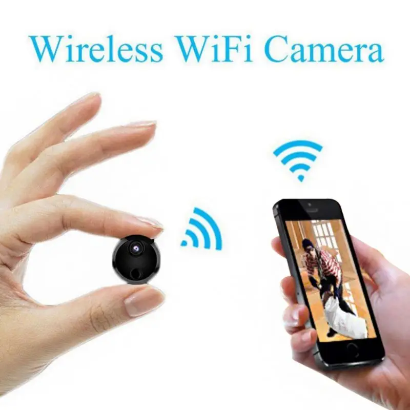 Мини HD 1080P Wifi камера безопасности поддерживает AP P2P и ip-соединение инфракрасная камера ночного видения для мобильного телефона/компьютера
