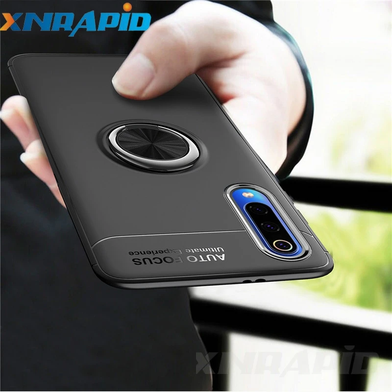 

For Xiaomi Mi9 Pro 5G Mi9 Lite Case Metal Finger Ring Protective Case For Redmi Note 7 8 Pro 7A K20 Pro Mi 9 CC9 A3 9T Case