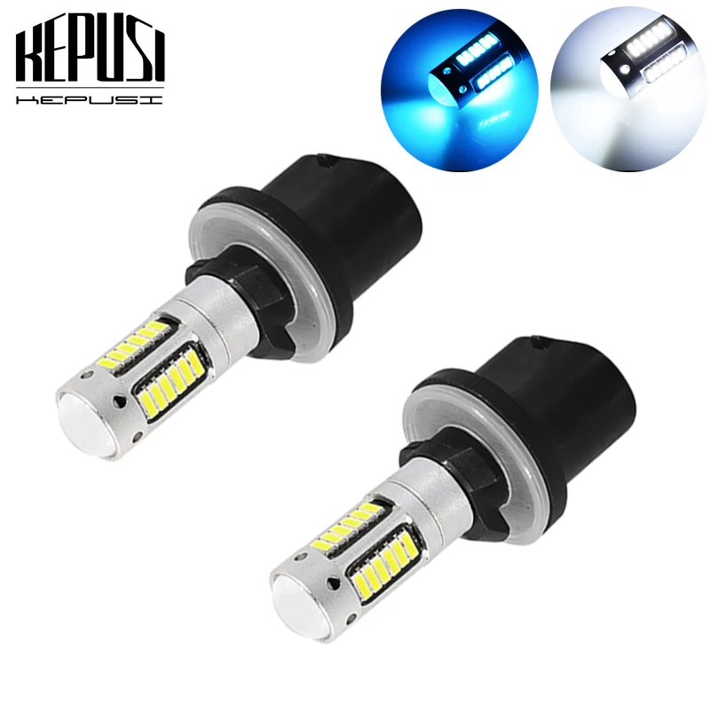 

2x High Power White 30-SMD 4014 880 H27 LED Replacement Bulbs For Car Fog Lights,ca DRL Lamps,12V Car led,Ice Blue H27W2