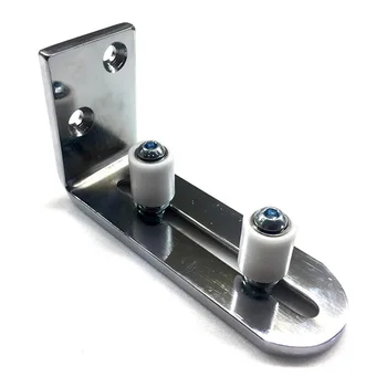 

Adjustable Floor Ground Silver Steel Sliding Barn Door Hardware Component Parts