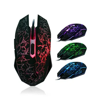

Wired Gaming Mouse 3200DPI LED Optical 3 Buttons 3D USB Pro Gamer Computer Mice for PC Adjustable USB Wired Computer Mouse