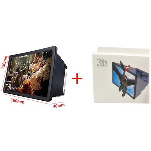 Folding Portable 3D Video Enlarge Smartphone Screen Magnifier Amplifier for Huawei Iphone Samsung
