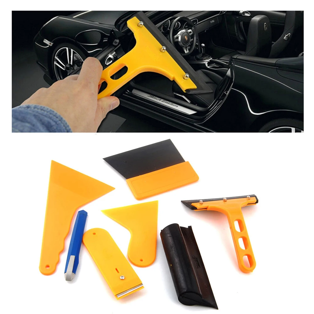 AQTQAQ 1Pcs Car Styling Car Sticker Scraper Tools Body Window Styling  Plastic Wrapping Film Tools Scraper - AliExpress