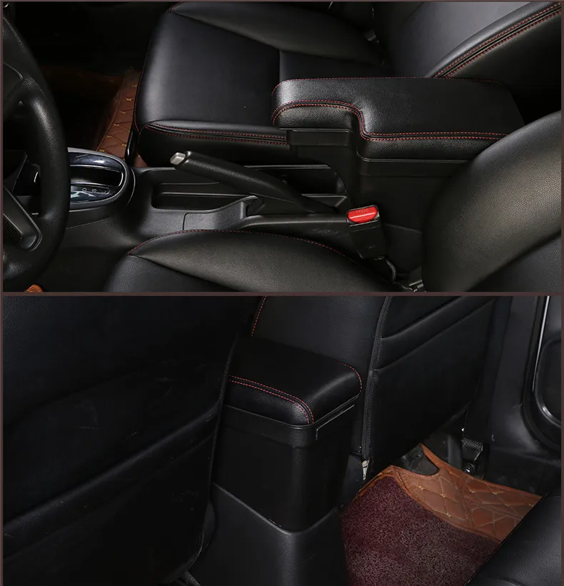 Для Honda New fit подлокотник коробка, 18 аксессуары, завод интерьер переоборудование украшения центрального подлокотника