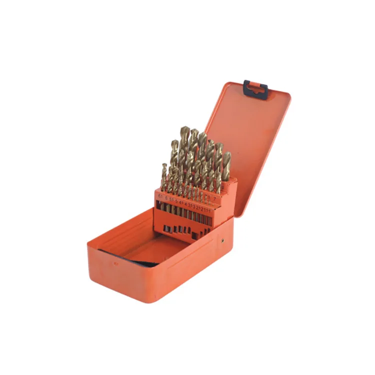 

SHEFFIELD Tool 25 Pieces Straight Handle Titanium High-speed Steel Twist Drill Set S133013