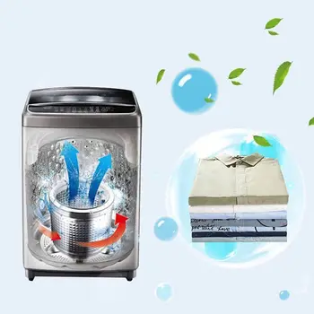 

10pcs Useful Washing Machine Descaler Cleaner Deep Cleaning Remover Tablets Deodorant Durable Multifunctional Laundry Supplies