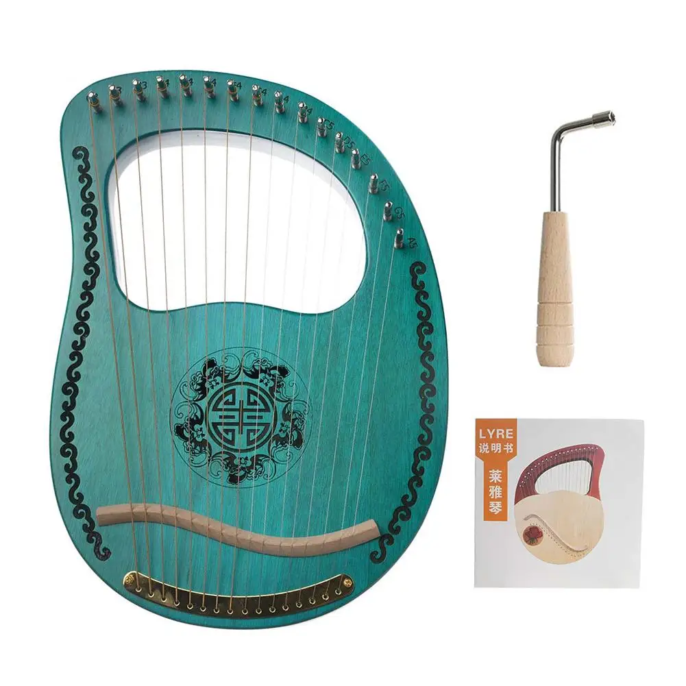 Muslady Lyre 16 струн Harp портативная Высококачественная твердая