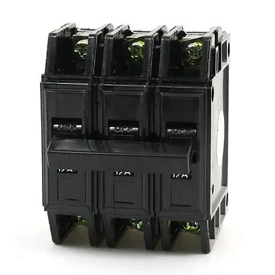 DZ12-63 32A формованные чехол автомат защити цепи 3 фазы 3000A 32Amp 220 V/380 V AC