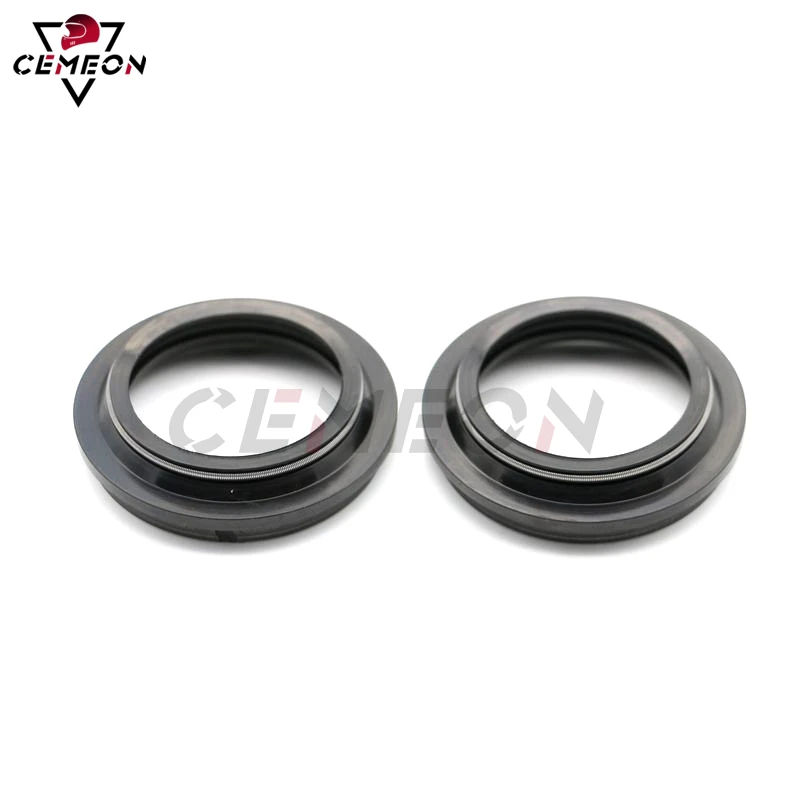 純正特販 Fork Seals Kawasaki EN500 Vulcan 9096のためのフォークシール＆1Lフォークオイル & 1L Oil for 90 www