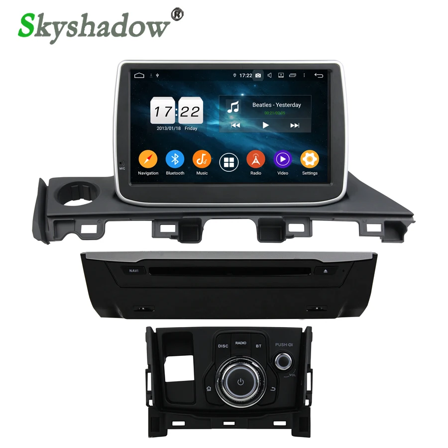 IPS DSP Android 11.0 8Core 4G+32G Multimedia Car Radio DVD Player GPS Map RDS WIFI Bluetooth 5.0 For Mazda 6 Atenza 2016 2017 | Автомобили