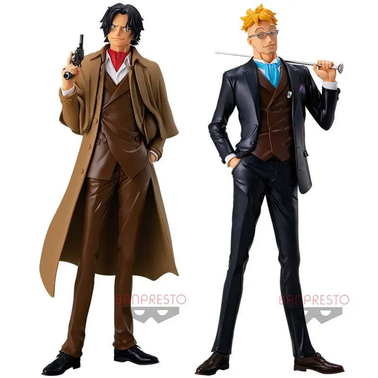 Японская оригинальная аниме-фигурка one piece Marco/Portgas D Ace detective ver экшн-фигурка